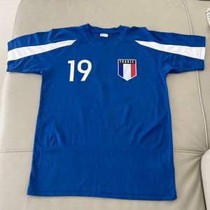 France Soccer Pogba # 19 shirt